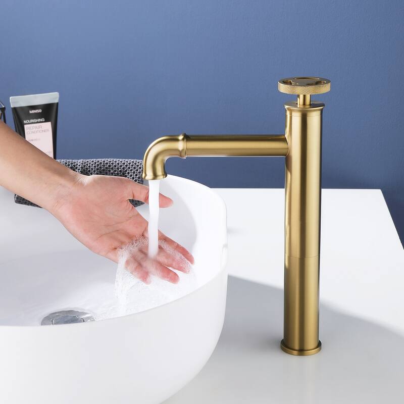 Industrial Vessel Bathroom Sink Faucet