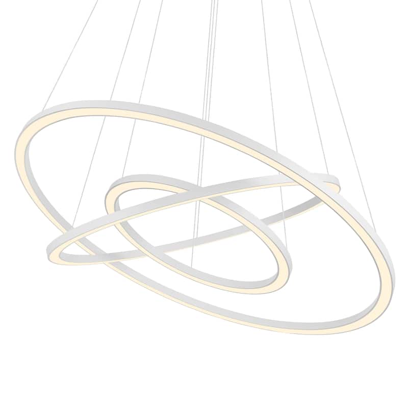 Chalice LED Chandelier With White Finish