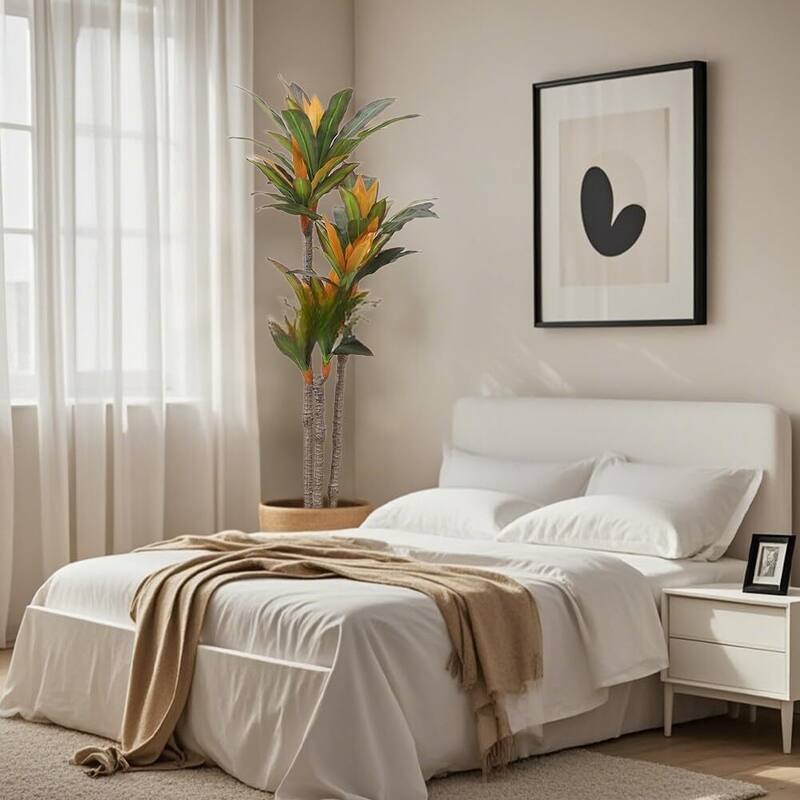 Artificial Realistic Fake Dracaena Tree for Home Office Patio Decor