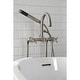 preview thumbnail 27 of 40, Kingston Brass Concord Freestanding Tub Faucet with Supply Line