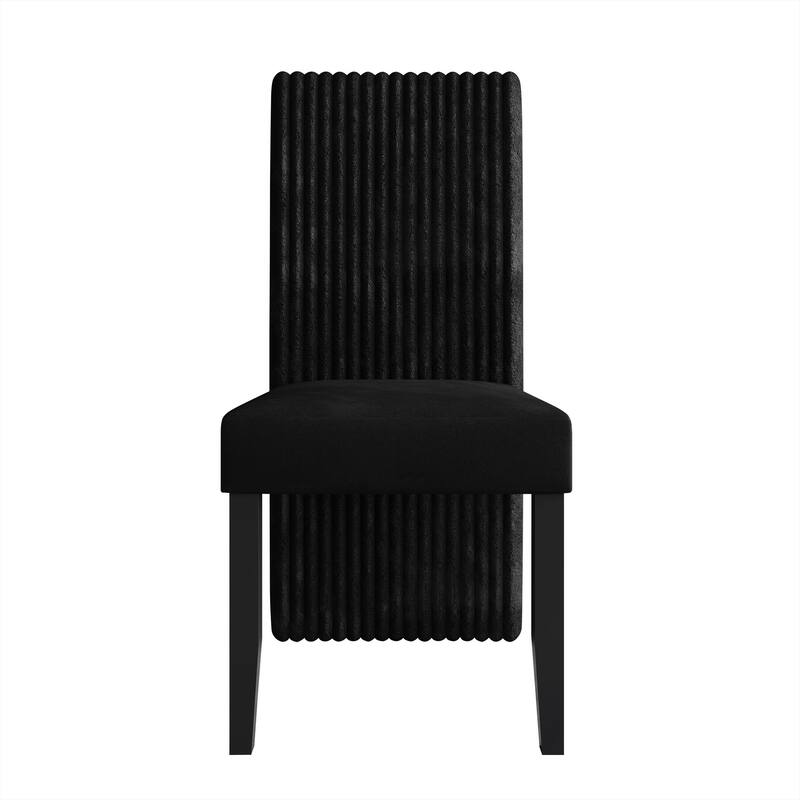 CraftPorch Corduroy Mid-Century Modern 5 Piece Dining Set