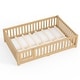 preview thumbnail 133 of 159, Wood Floor Bed with Safety Guardrails and Door