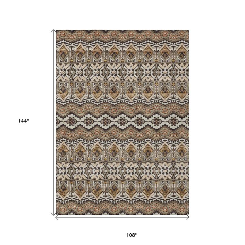 HomeRoots Moroccan Transitional Rectangle Outdoor Rug