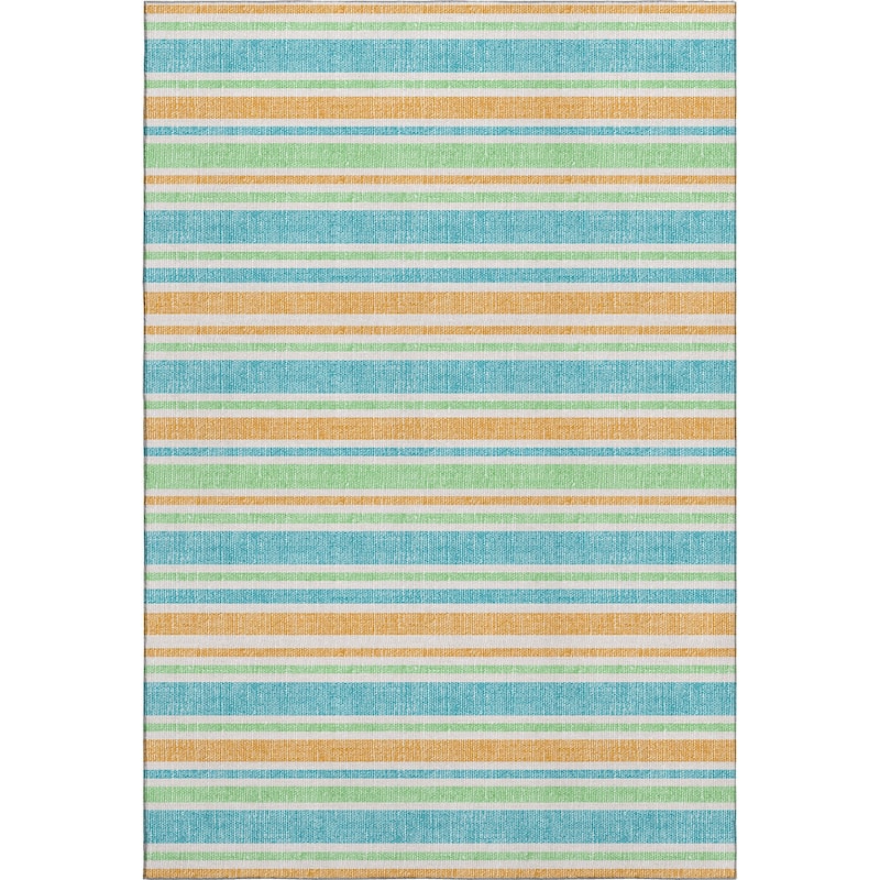 Premium Washable Super Soft Modern Cabana Stripe Mayfield Rug