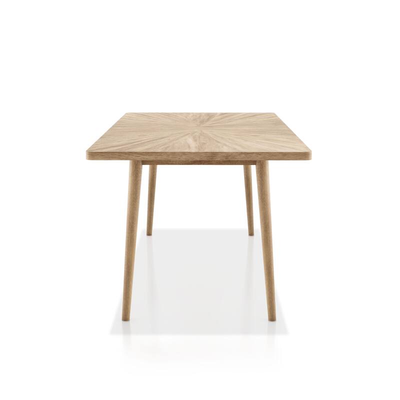 Furniture of America Marlowe Farmhouse 68-inch Brown Rubberwood Dining Table