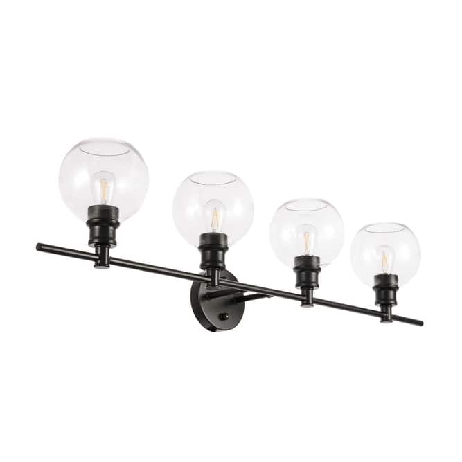 Camille Clear Glass 4-light Wall Sconce