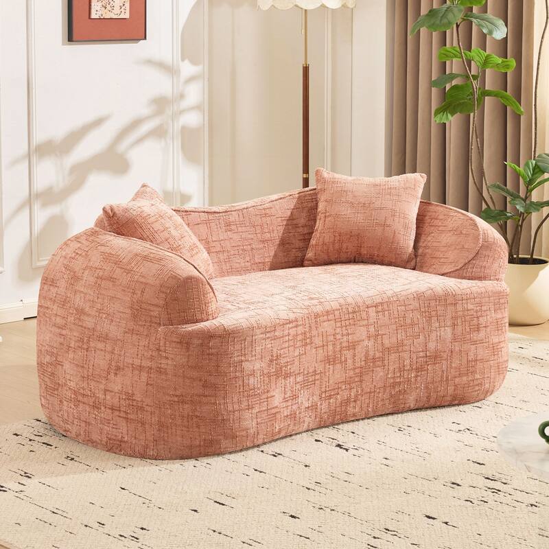 Compress Sofa. It Has Armrests on Both Sides, Comes with Two Pillows