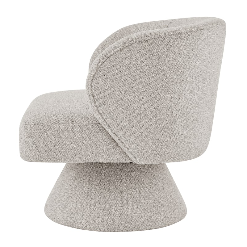 NPD Furniture Jacinta Chenille Swivel Accent Chair