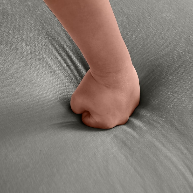 109.4" Chenille Sectional Sofa with Two Ottomans