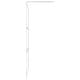 preview thumbnail 39 of 71, vidaXL Walk-in Shower Wall multi size Half Frosted ESG Glass Black