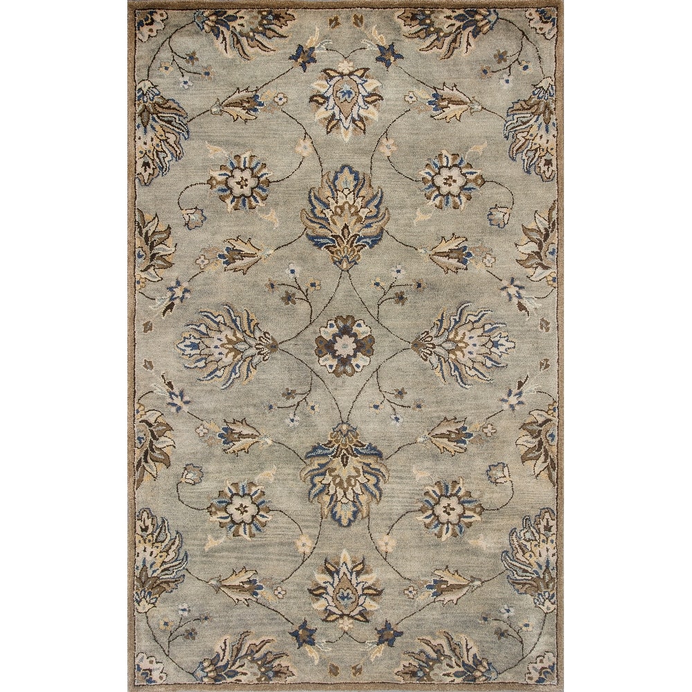 Domani Alexandria Grey Marrakesh Hand-tufted Wool Area Rug