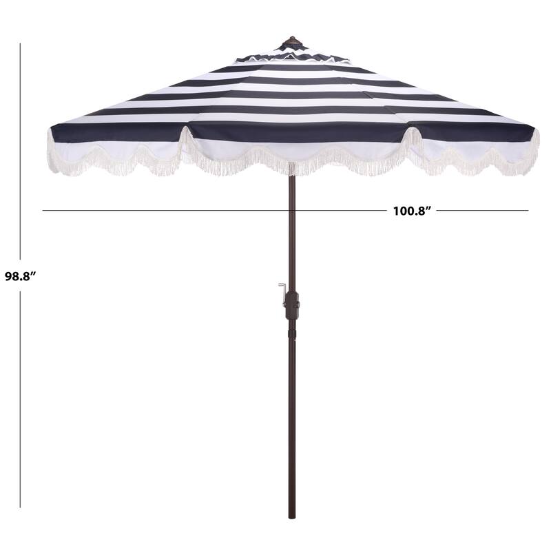 SAFAVIEH Outdoor Living Lucerna 9ft Crank Umbrella