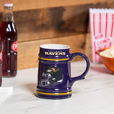 Baltimore Ravens 24 oz Ceramic Stein Mug
