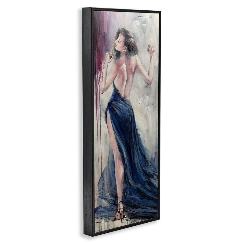Stupell Trendy Elegance Visage Framed Giclee Art Design By Lucille Lee