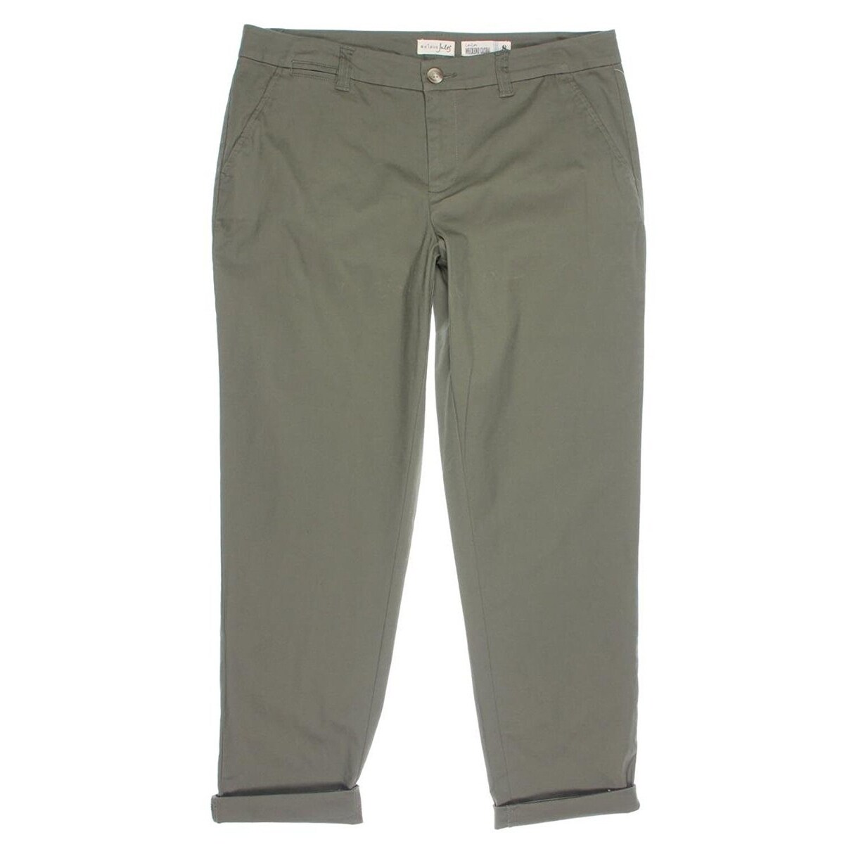 Shop Maison Jules Lou Lou Cropped Straight Leg Casual Pants Dusty