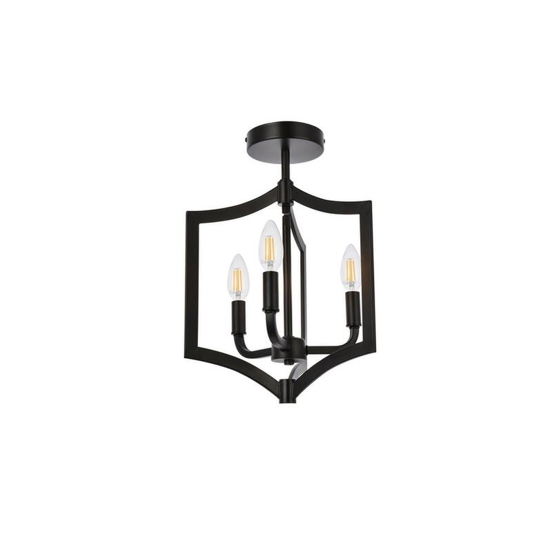 Kara 3 Light Flush Mount - 12 Inch