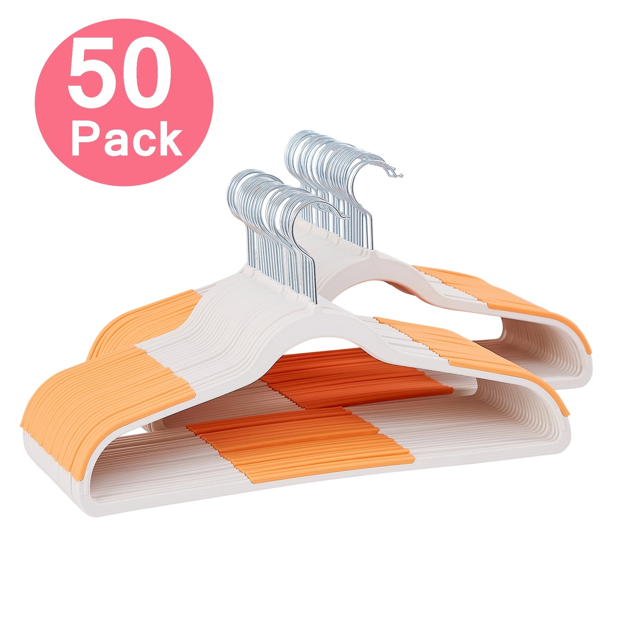 VECELO Wet and Dry Adult Hangers Holds Up To 10 Lbs, Clothes Hangers(25/50  Packs Option) - Bed Bath & Beyond - 39000235