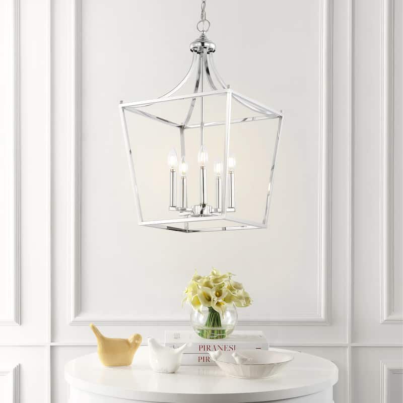 Camden Light Iron Classic Midcentury Pendant Lantern by JONATHAN Y