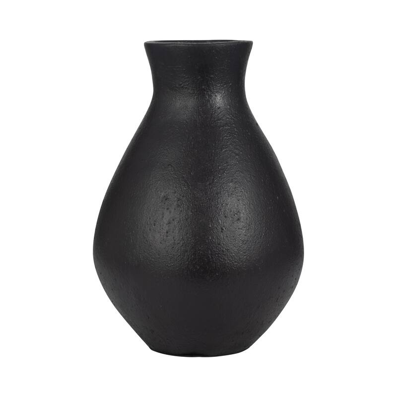 Sagebrook Home Terracotta, 19" Unique Vase, Round, Textured, Serenity/Mysterious, Ideal gift