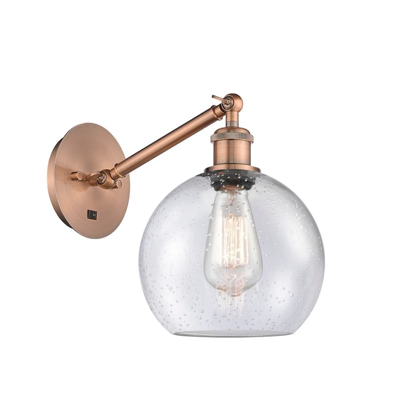 Innovations Lighting 317-1W-14-8 Athens Sconce Athens 14" Tall Wall