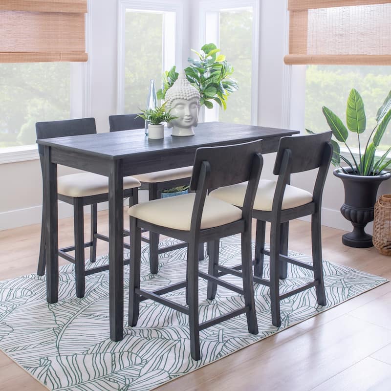 Jepson 5-Piece Tavern Set - Dark Charcoal