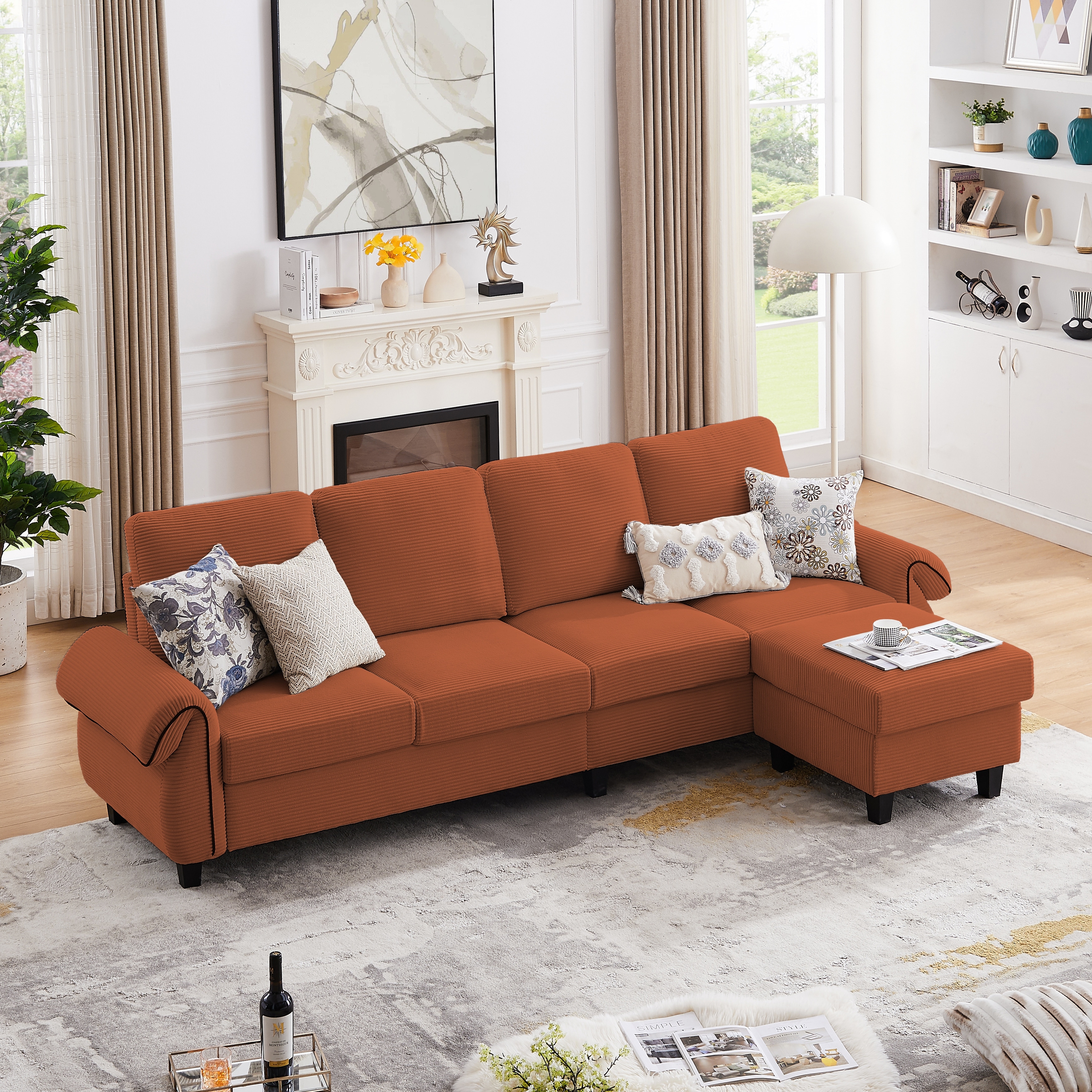 Oliver roll shop arm sofa