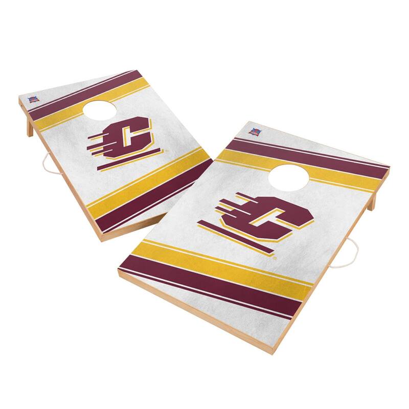 Central Michigan University Chippewas Regulation 2x4 Cornhole Set