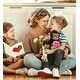 preview thumbnail 4 of 3, DolliBu Happy Mother’s Day Super Soft Plush Monkey With Pink Heart - 9 inches