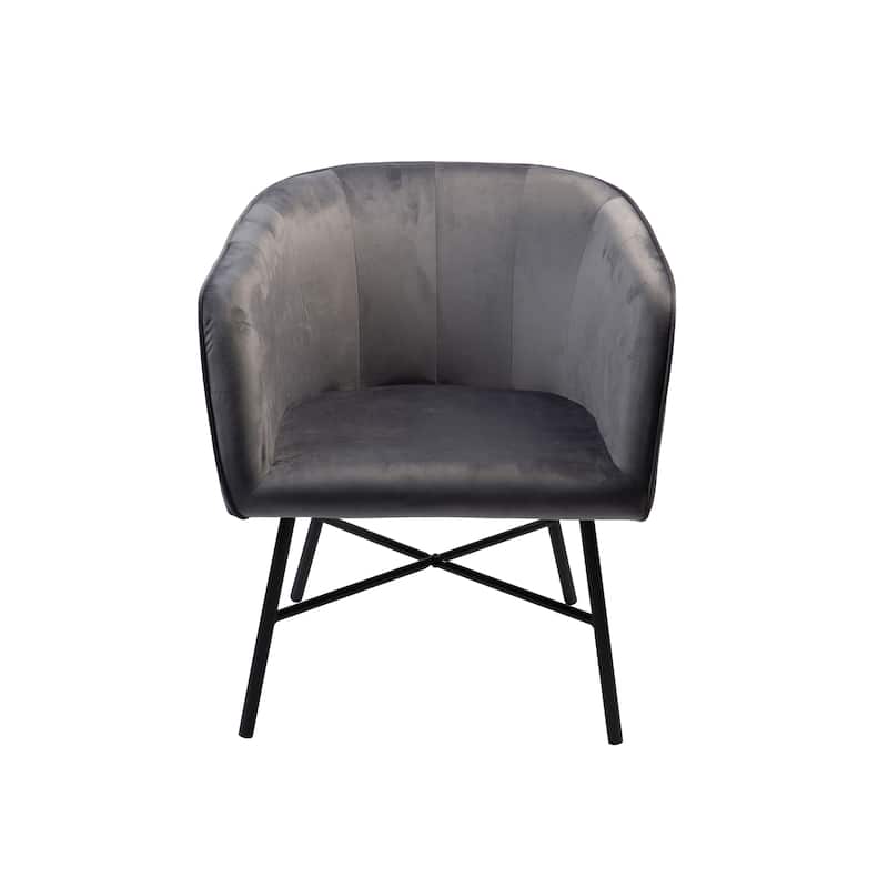 Porthos Home Belia Velvet Dining Chair, Rust-resistant Steel Legs - N/A
