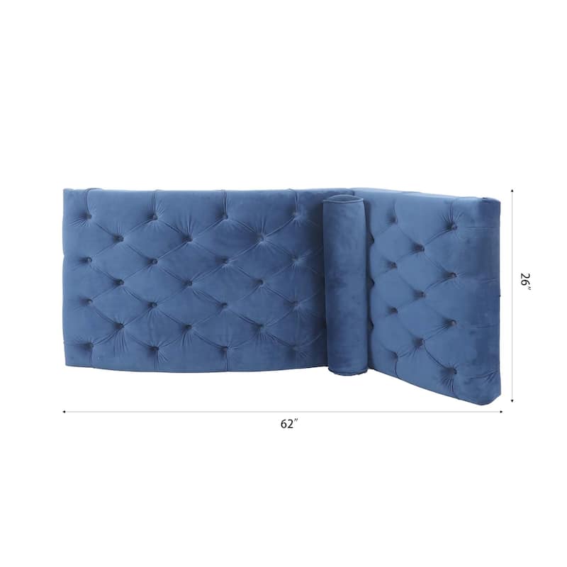 Modern Upholstered Chaise Lounge For Living Room