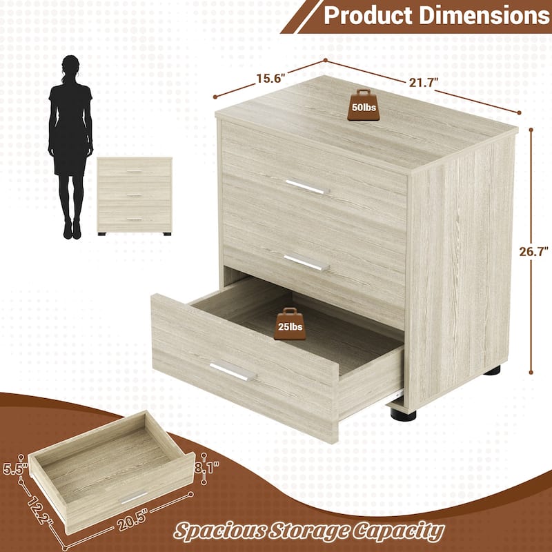 1/ 2 Pack Dressers with 6 Storage Drawers, Closet Organizers for Bedroom and Walk-in Closet