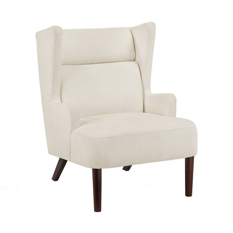 Sophisticated Wingback Accent Chair for Stylish Living Rooms and Beyond