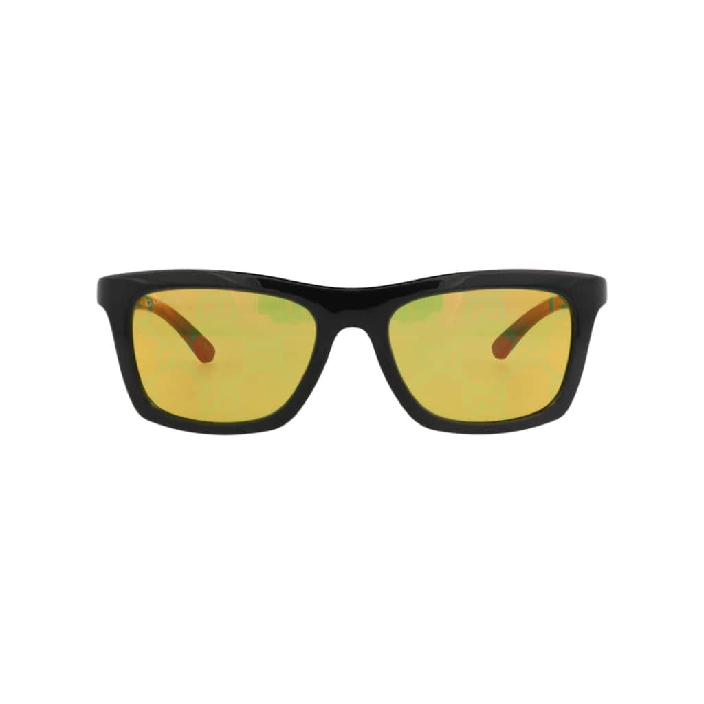 Gucci Square-Frame Injection Sunglasses