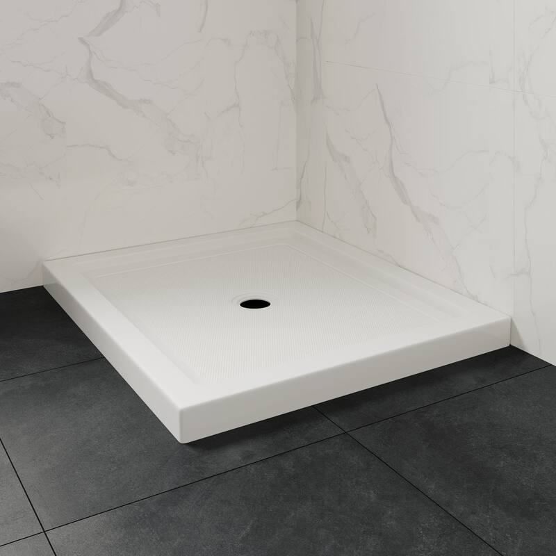 OVE DECORS Adena White Shower Base 60x36 in white
