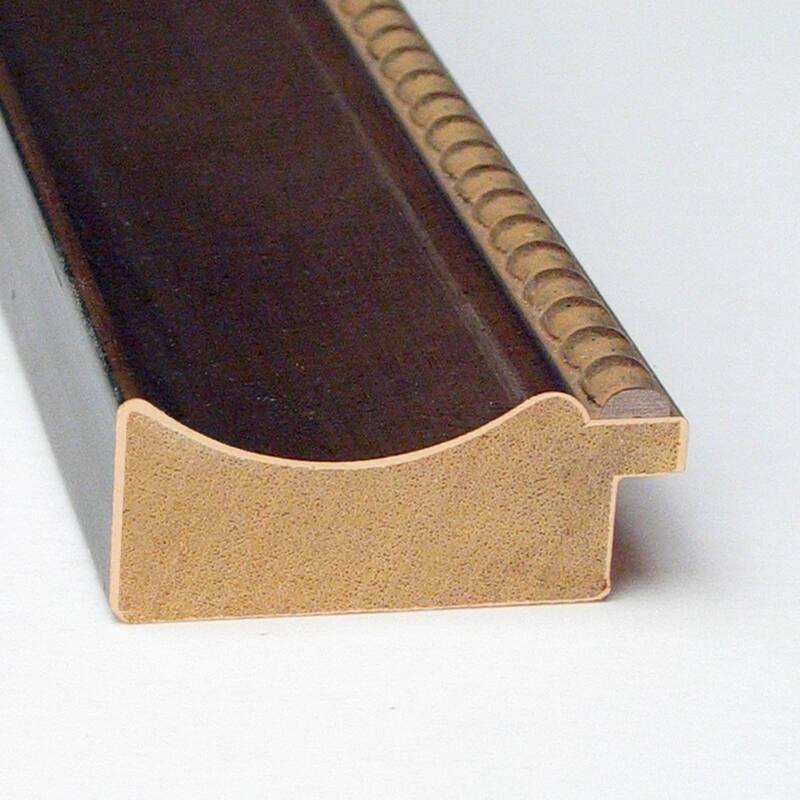 Manhattan Bronze Narrow Wood Framed Natural Corkboard Bulletin Board