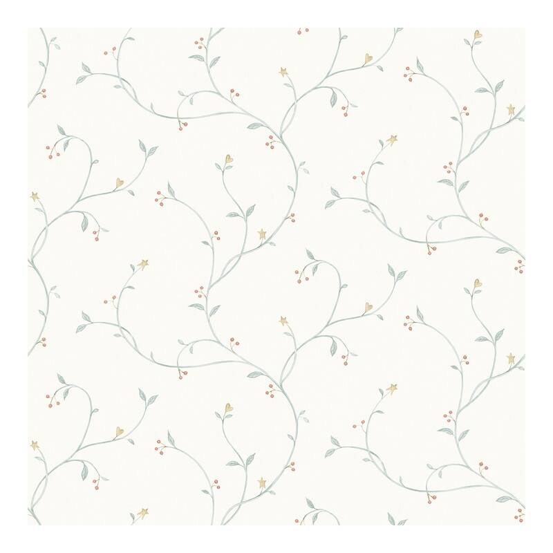 Chesapeake Kurt Light Green Tin Star Trail Wallpaper - 20.5 x 396 x 0.025