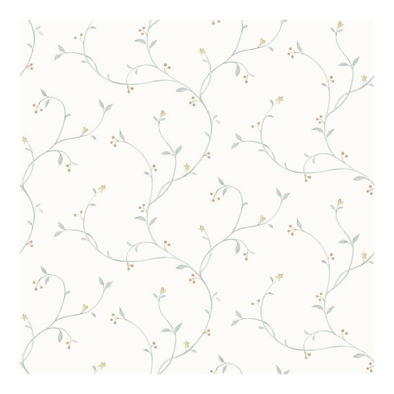 Chesapeake Kurt Light Green Tin Star Trail Wallpaper - 20.5 x 396 x 0.025