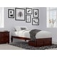 preview thumbnail 6 of 74, Colorado Platform Bed with Foot Drawer Walnut - Twin XL