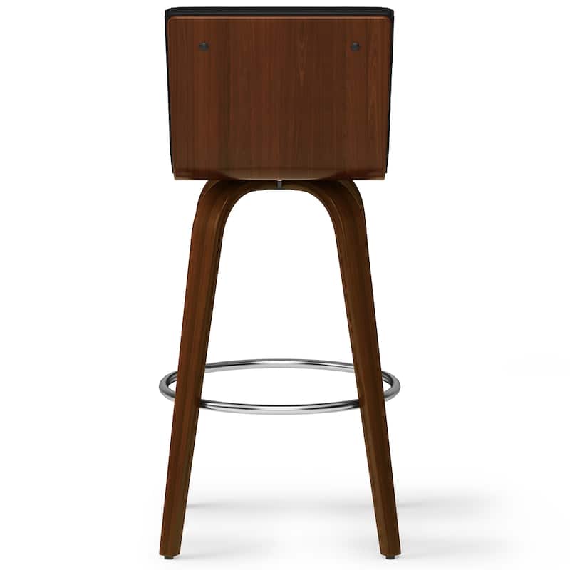 WYNDENHALL Madigan Mid Century Modern 28" Swivel Bar Stool