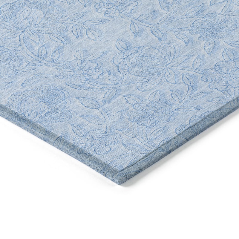 HomeRoots Floral Transitional Rectangle Outdoor Rug
