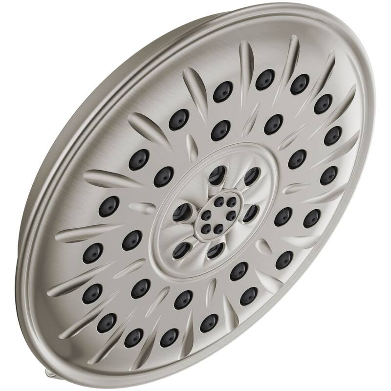 Delta UltraSoak 8" Round 1.75 GPM Multi Function Shower Head with - Lumicoat Stainless