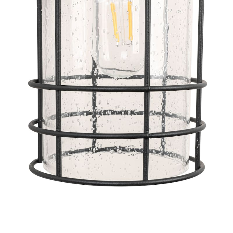 Outdoor Black Wall Sconce with Rustproof and Waterproof Design