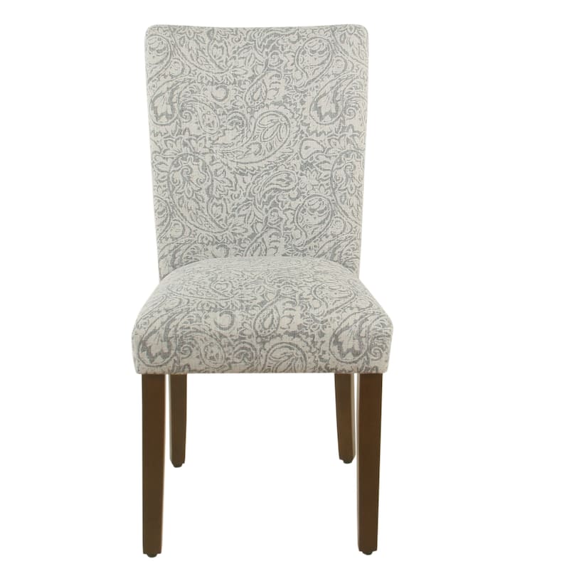 HomePop Parsons Dining Chair - Gray Floral (set of 2)