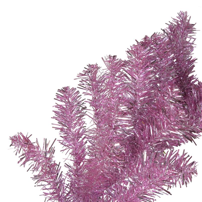 Artificial Christmas Garland - 9' x 12" - Pink - Unlit