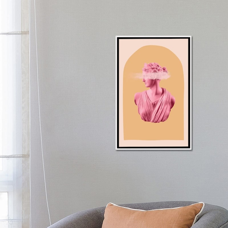iCanvas "Artemis Pop Yellow" by Grace Digital Art Co Framed Canvas Print