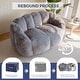 preview thumbnail 11 of 22, Loveseat Floral Shaped Bean Bag Sofa