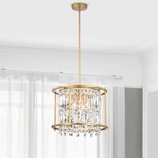 Alpamayo 4-Light Drum Chandelier for Dining/Living Room, Bedroom, Office