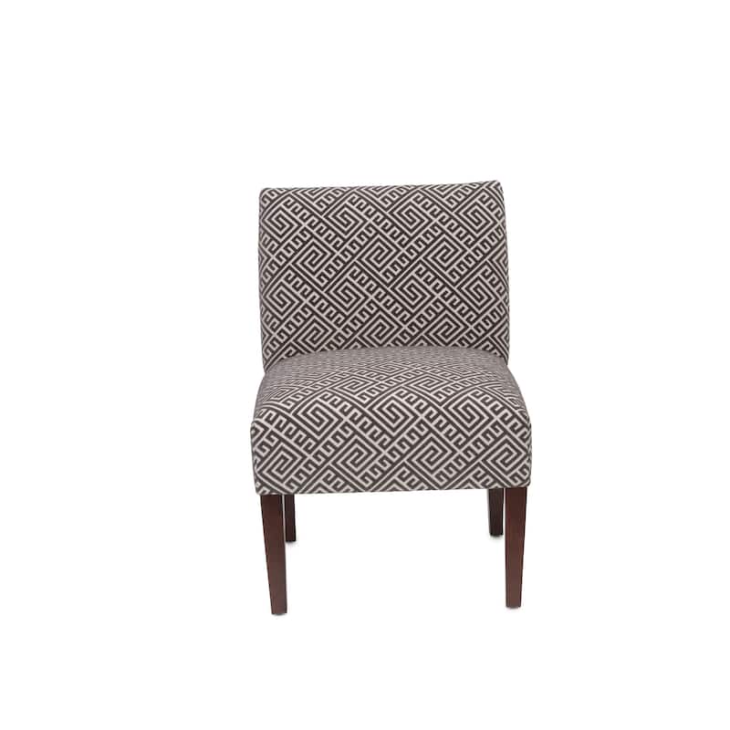 Samantha Transitional Button Tufted Slipper Chair
