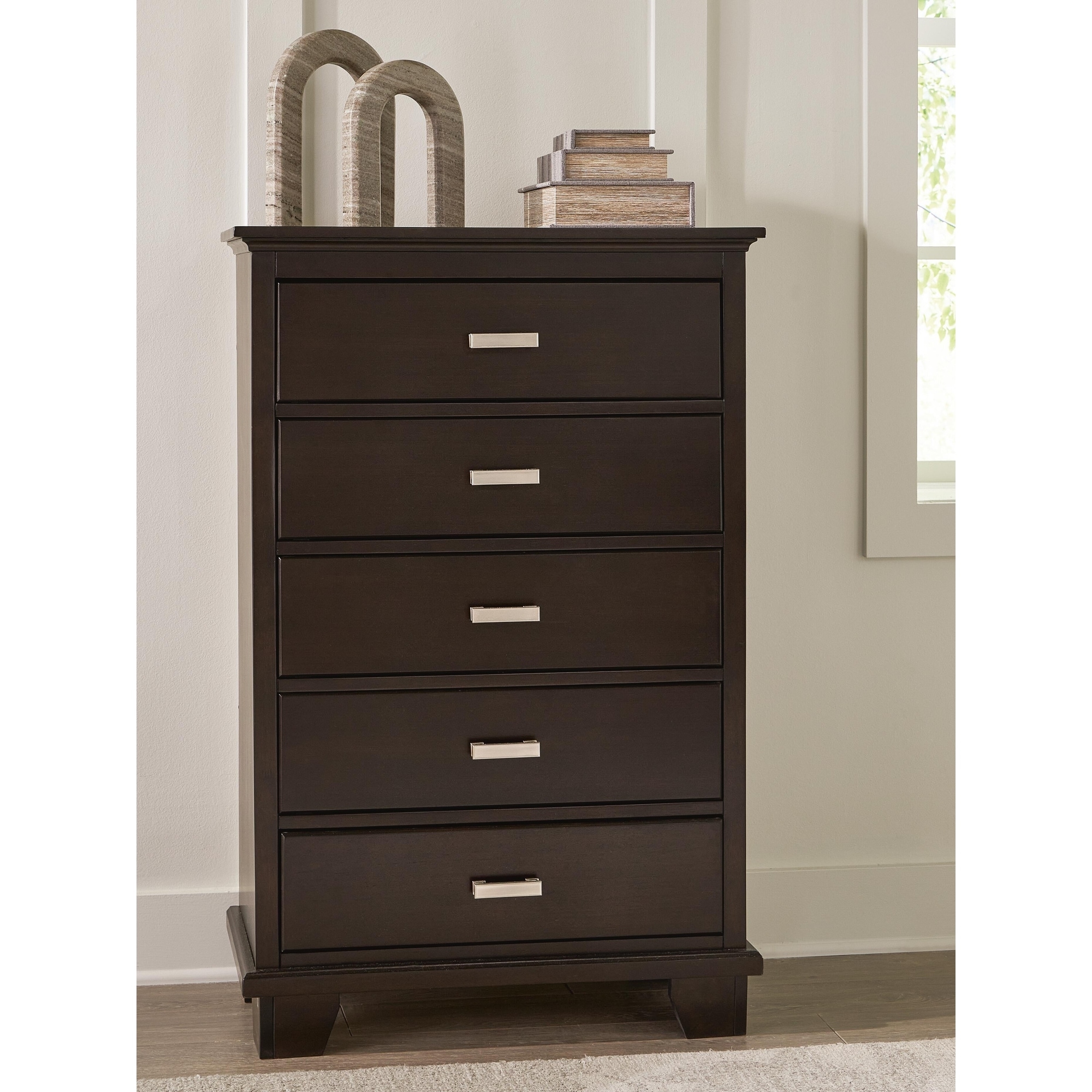 Signature Design by Ashley Covetown Dark Brown Chest of Drawers