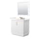 Option White, Bronze Trim, Giotto Quartz Top